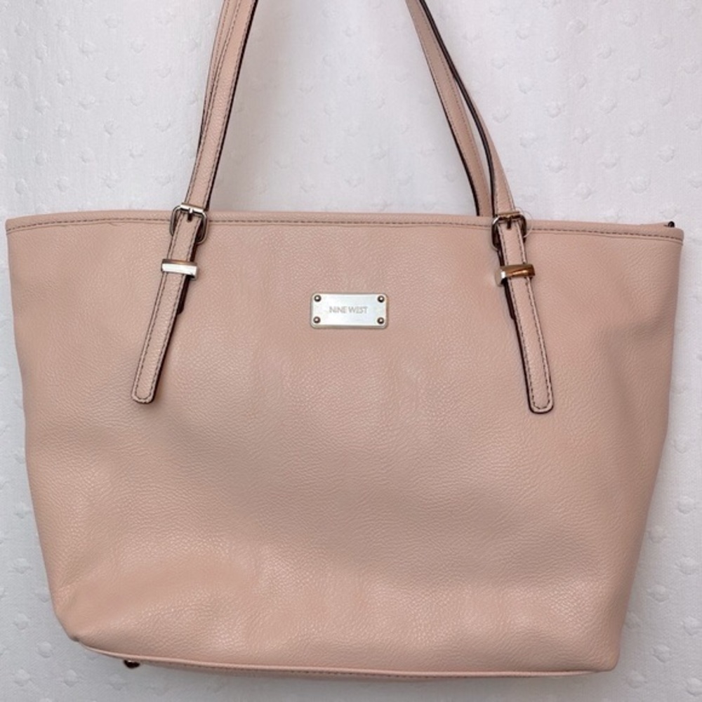 NWT Nine West "It Girl" Tote Blush Pink/Nude